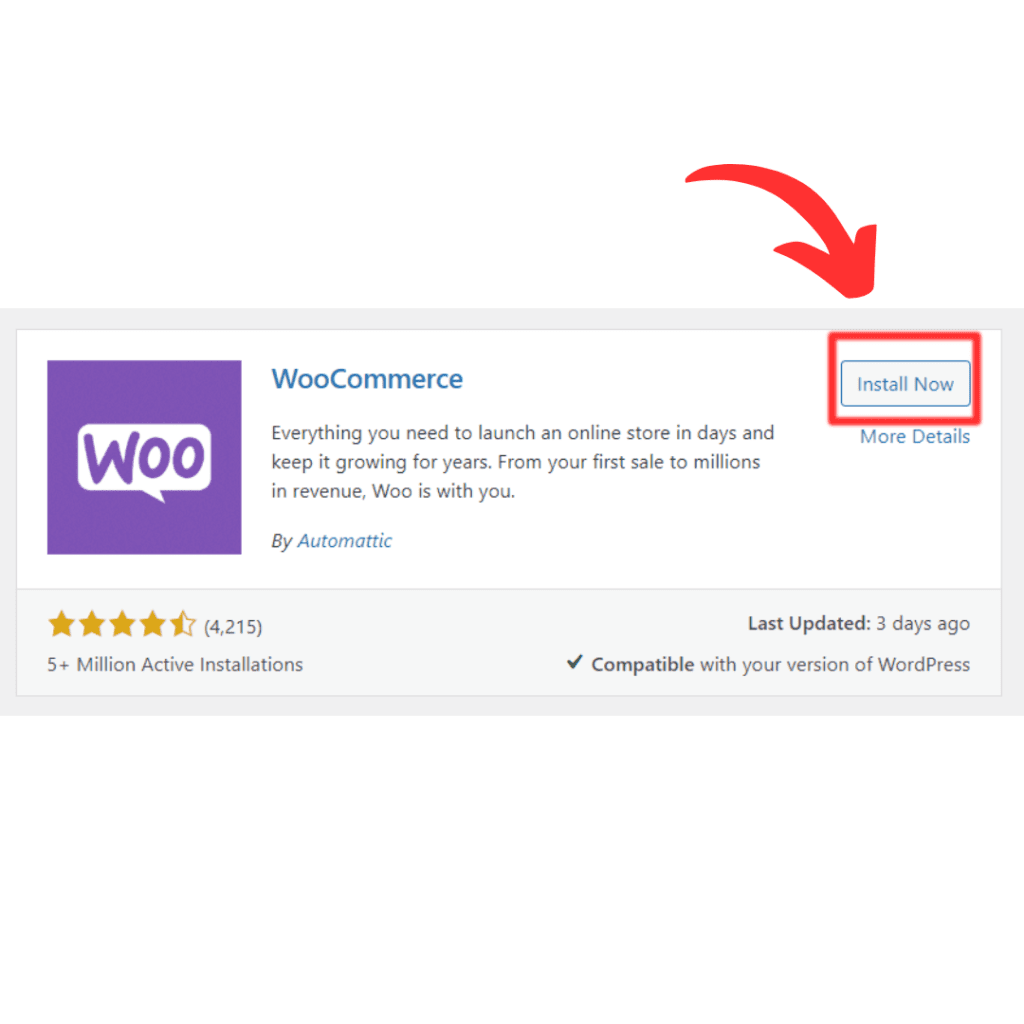 woocommerce plugin installation