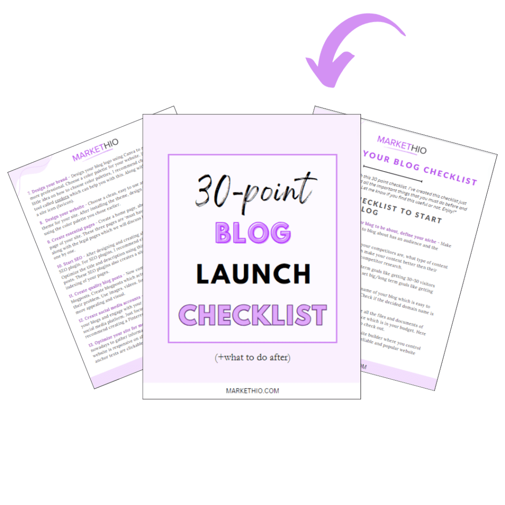 blog launch checklist image