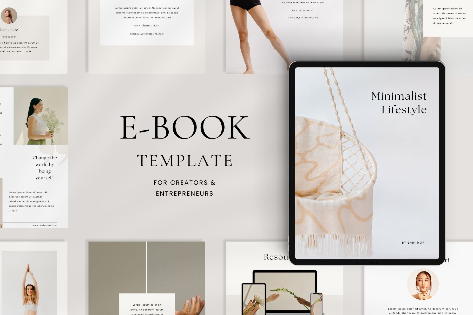 E-book Canva Templates Modest Product Image 1