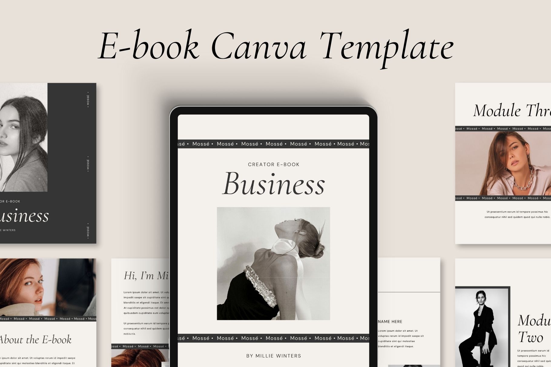 E-book Canva Templates Mosse Product Image 1