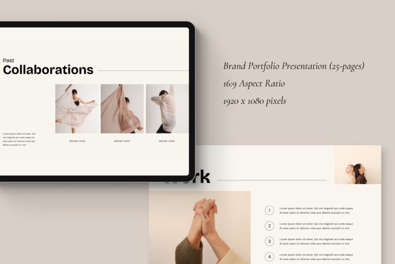 Brand Portfolio Presentation Canva Template | Fawn - Image 2