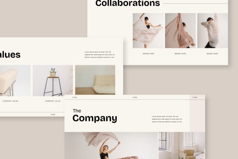 Brand Portfolio Presentation Canva Template | Fawn - Image 7