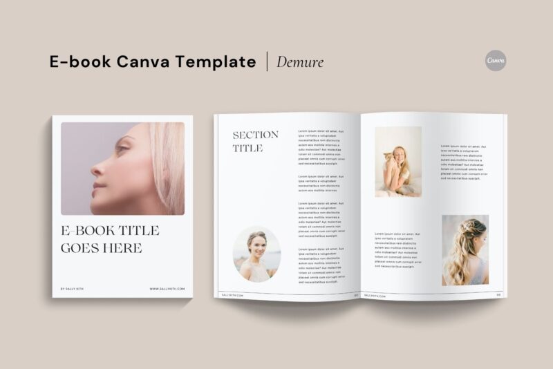 E-book Canva Template | Demure