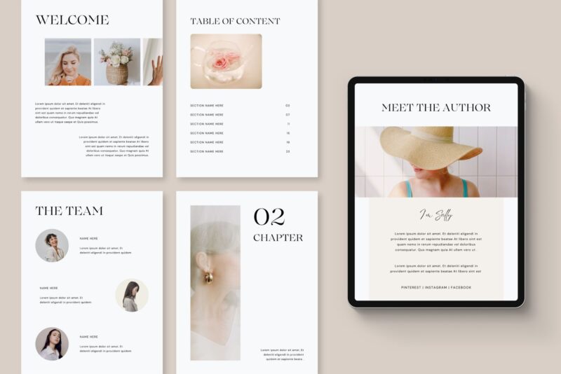 E-book Canva Template | Demure - Image 4