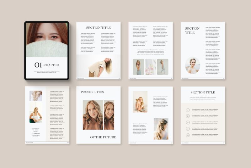 E-book Canva Template | Demure - Image 5
