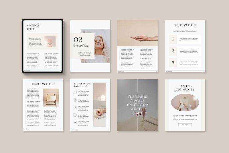 E-book Canva Template | Demure - Image 6