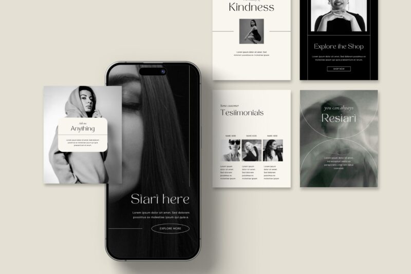Instagram Canva template | Ivory - Image 3