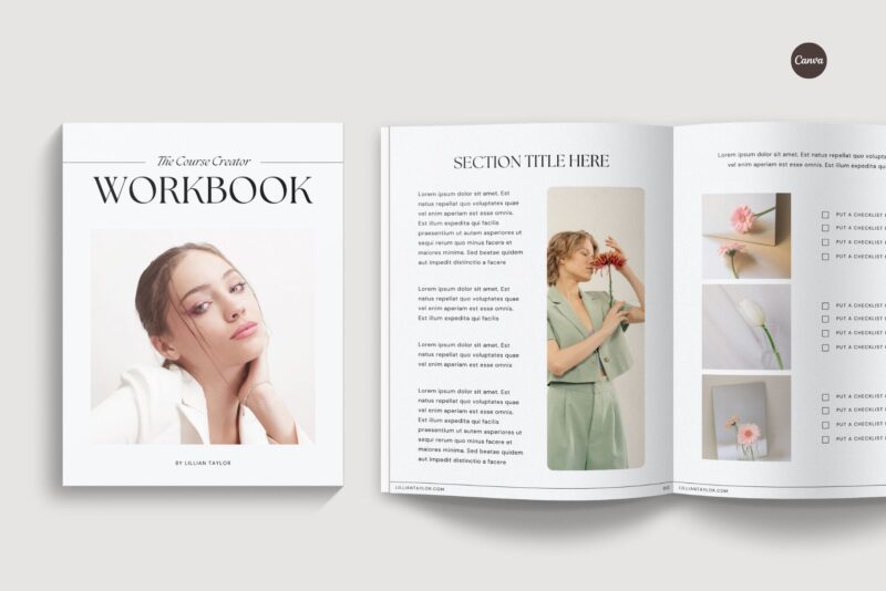 Workbook E-book Canva Template | Lucid