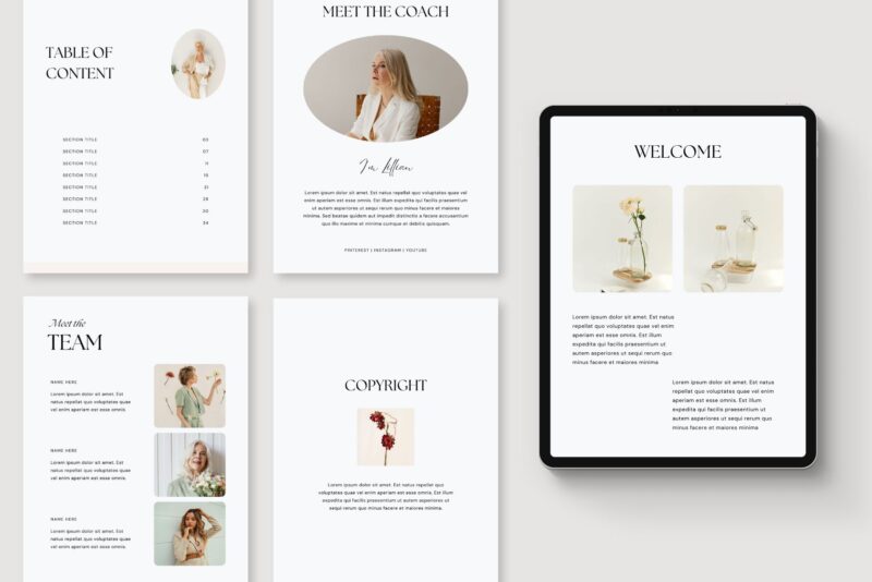 Workbook E-book Canva Template | Lucid - Image 4