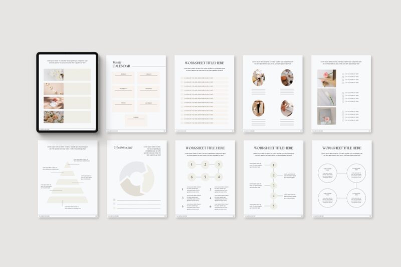 Workbook E-book Canva Template | Lucid - Image 6