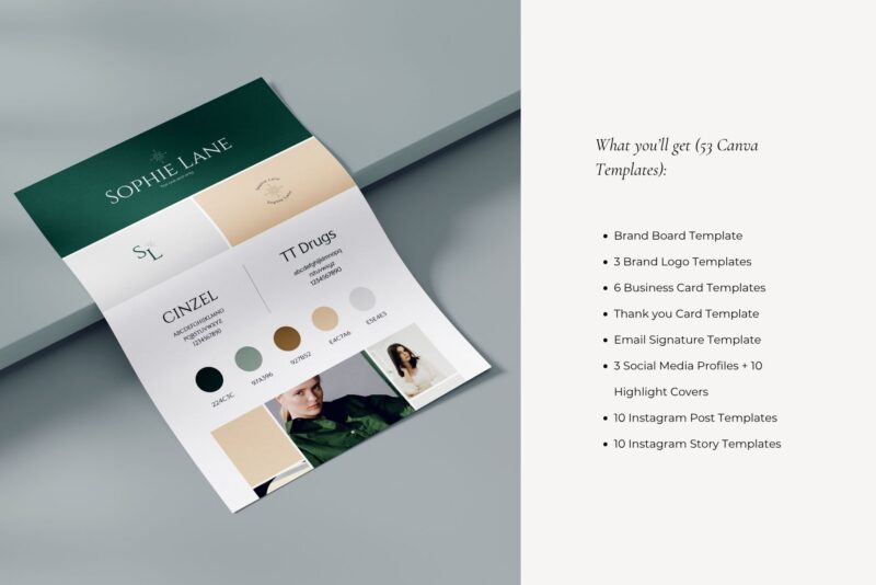 Branding Kit Template | SOPHIE - Image 2