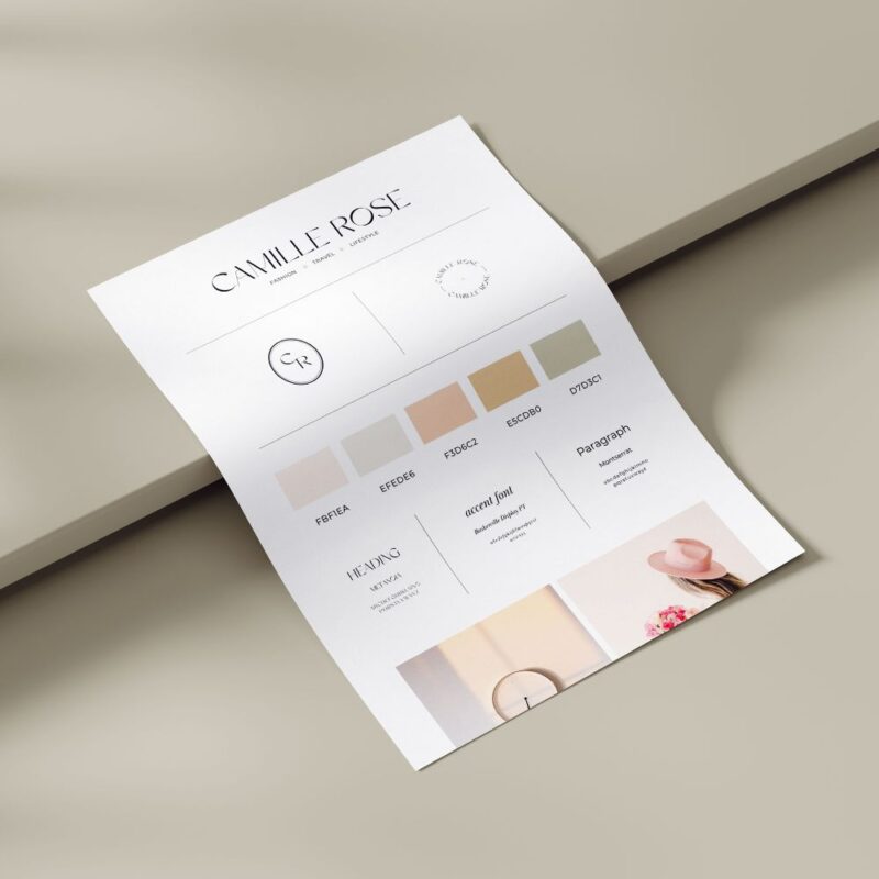 CAMILLE | Branding Kit for Canva