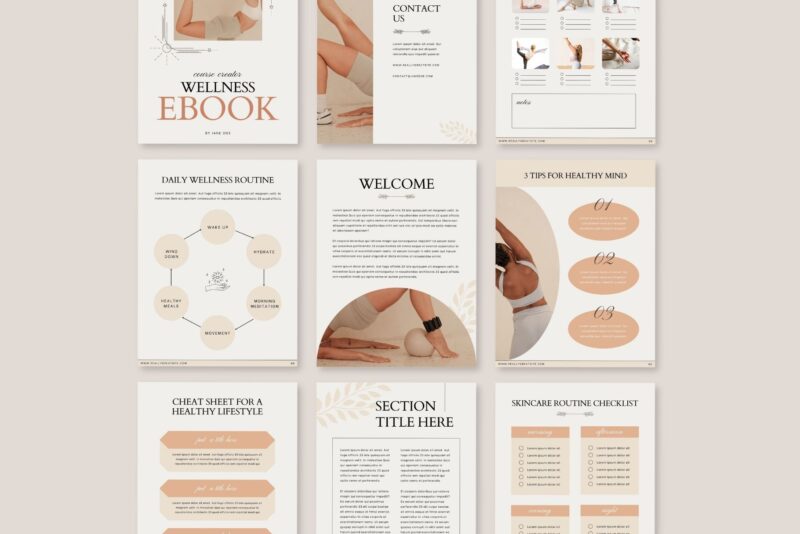 LINEA Wellness Ebook Template - Image 11