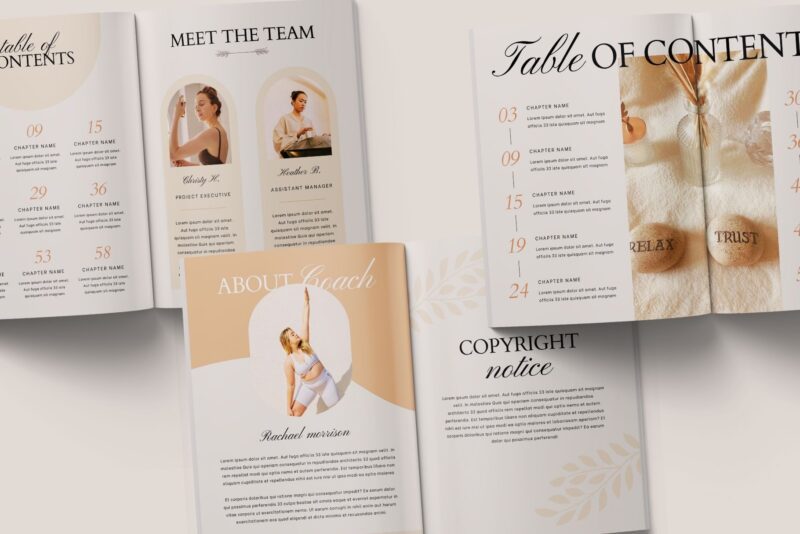 LINEA Wellness Ebook Template - Image 4